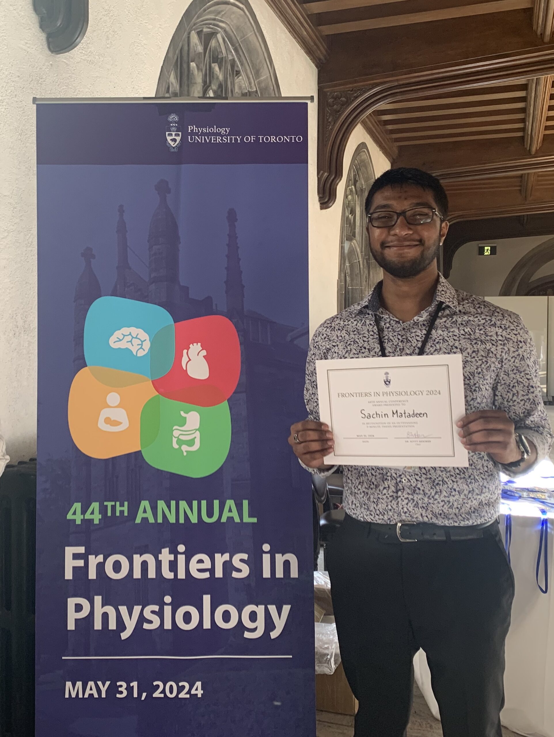 Congratulations Sachin Matadeen for winning Best 3-Minute Thesis at FIP 2024!